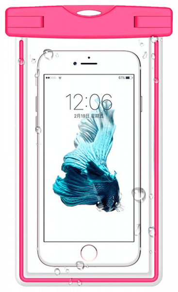 LG Q6 vízálló tok Devia Ranger univerzális rózsaszín