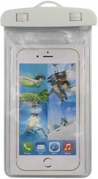 Samsung Galaxy J5 2017 (J530) vízálló tok univerzális fluoreszkáló fehér