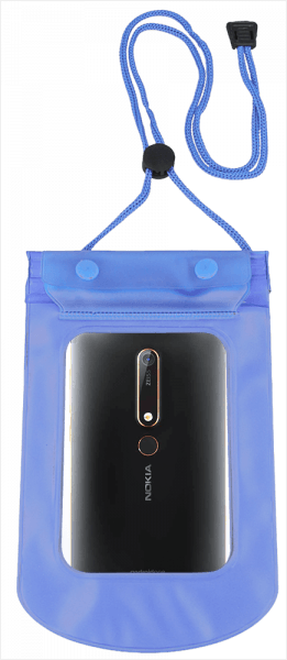 LG Q6 vízálló tok univerzális kék