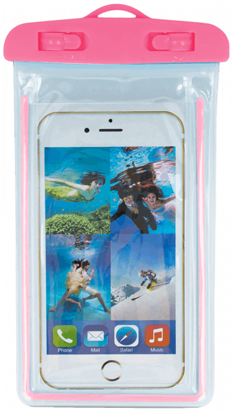 Sony Xperia XZ1 Compact (G8441) vízálló tok univerzális fluoreszkáló rózsaszín