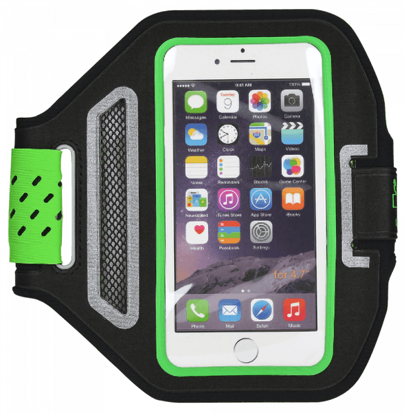 Samsung Galaxy J1 2016 (J120) sport tok Rebeltec Active univerzális, karra rögzíthető zöld