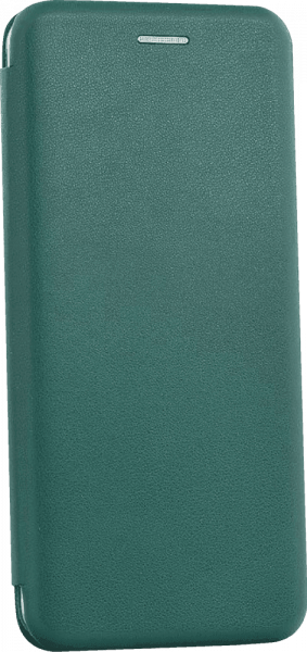 Xiaomi Mi Note 10 oldalra nyíló mágneses flipes bőrtok prémium minőség sötétzöld