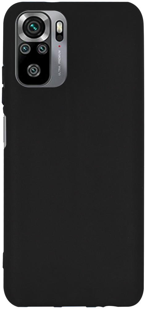 Xiaomi Redmi Note 10 szilikon tok matt fekete