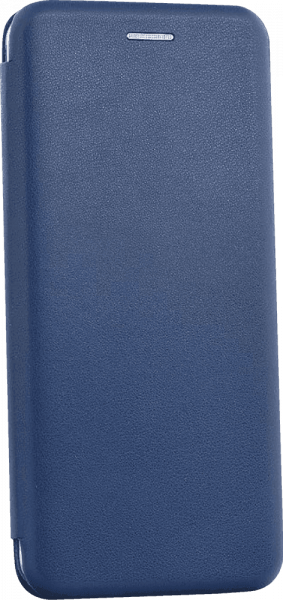 Huawei P Smart 2020 oldalra nyíló mágneses flipes bőrtok prémium minőség sötétkék