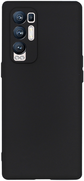 Oppo Find X3 Neo szilikon tok kameravédővel matt fekete