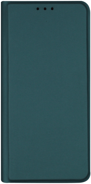 Motorola Moto G8 Power Lite oldalra nyíló mágneses flipes elől-hátul mágneses sötétzöld