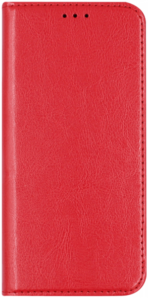 Samsung Galaxy Note 10 oldalra nyíló flipes bőrtok valódi bőr piros