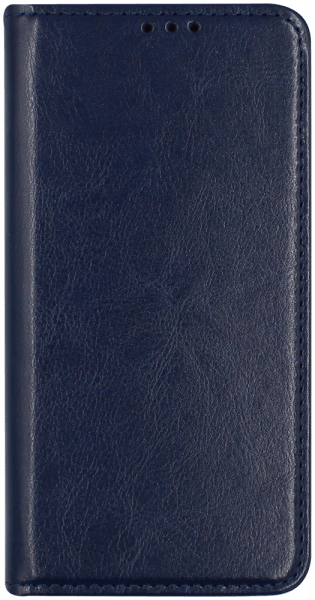 Samsung Galaxy S20 (SM-G980F) oldalra nyíló flipes bőrtok valódi bőr sötétkék