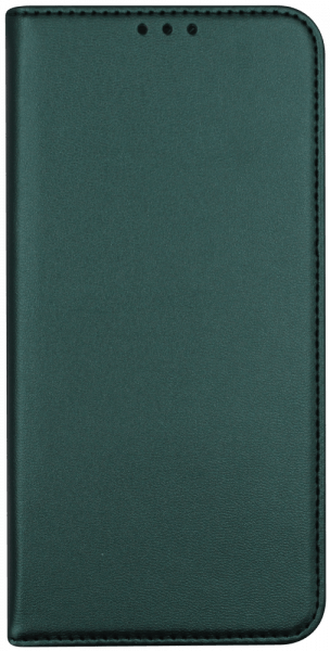 Xiaomi Mi 10T Pro oldalra nyíló flipes bőrtok asztali tartó funkciós sötétzöld