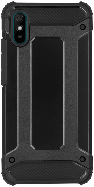 Xiaomi Redmi 9AT ütésálló tok légpárnás sarkas, hibrid Forcell Armor fekete