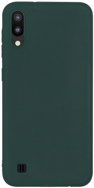 Samsung Galaxy M10 (SM-M105) szilikon tok matt sötétzöld