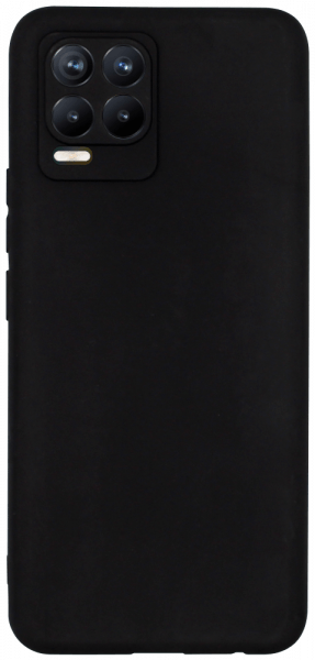 Realme 8 Pro szilikon tok kameravédővel matt fekete