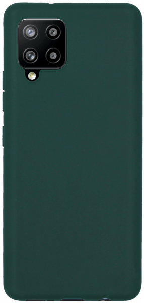 Samsung Galaxy A42 5G (SM-A426B) szilikon tok matt sötétzöld