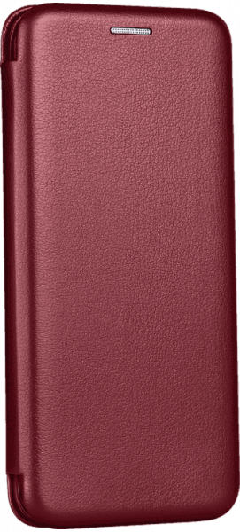 Apple iPhone 13 Pro oldalra nyíló mágneses flipes bőrtok prémium minőség bordó