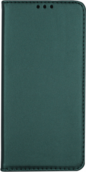 Samsung Galaxy A20s (SM-A207F) oldalra nyíló flipes bőrtok asztali tartó funkciós sötétzöld