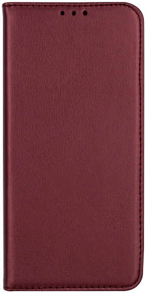 Huawei P40 Pro oldalra nyíló flipes bőrtok asztali tartó funkciós bordó