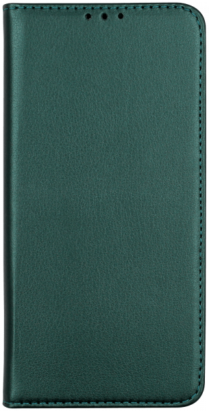 Huawei P40 Pro oldalra nyíló flipes bőrtok asztali tartó funkciós sötétzöld