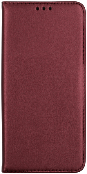 Xiaomi Redmi 8A oldalra nyíló flipes bőrtok asztali tartó funkciós bordó