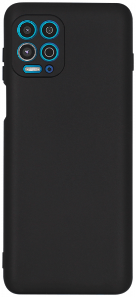 Motorola Moto G100 szilikon tok kameravédővel matt fekete