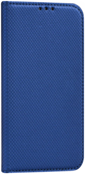 Samsung Galaxy M02 (SM-M022F) oldalra nyíló flipes bőrtok rombusz mintás sötétkék