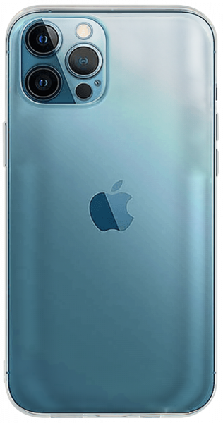 Apple iPhone 12 Pro Max szilikon tok közepesen ütésálló kameravédővel átlátszó