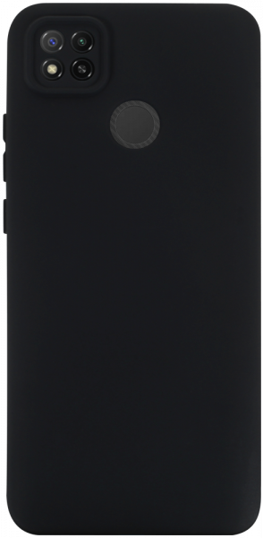 Xiaomi Redmi 9C szilikon tok kameravédővel matt fekete