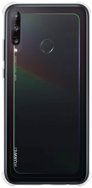 Huawei P40 Lite E szilikon tok légpárnás sarok átlátszó