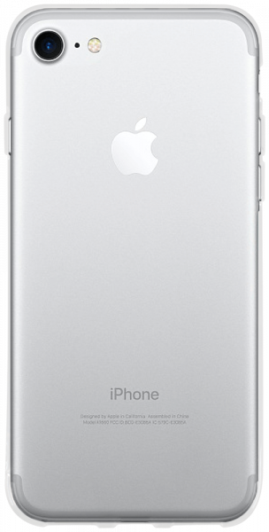 Apple iPhone SE (2020) szilikon tok közepesen ütésálló átlátszó