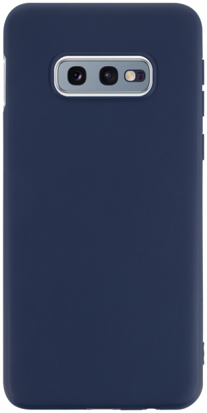 Samsung Galaxy S10e (SM-G970) szilikon tok matt sötétkék