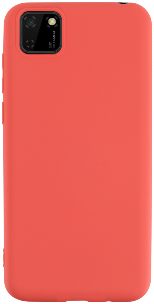 Huawei Y5P szilikon tok matt barackszínű
