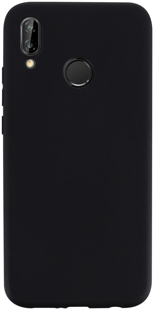 Huawei P20 Lite szilikon tok matt fekete