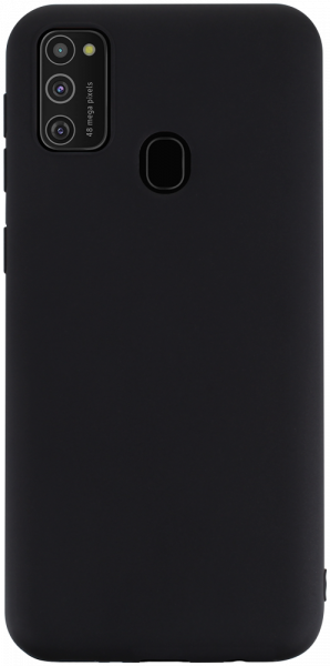 Samsung Galaxy M21 (SM-M215F) szilikon tok matt fekete