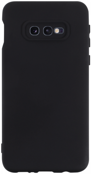 Samsung Galaxy S10e (SM-G970) szilikon tok kameravédővel matt fekete