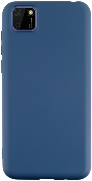 Huawei Y5P szilikon tok matt sötétkék