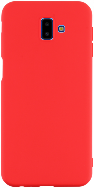 Samsung Galaxy J6 Plus (J610F) szilikon tok matt piros