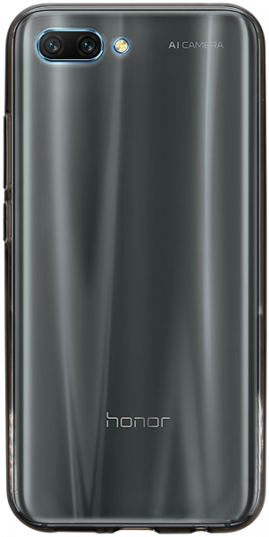 Huawei Honor 10 szilikon tok átlátszó füstszínű