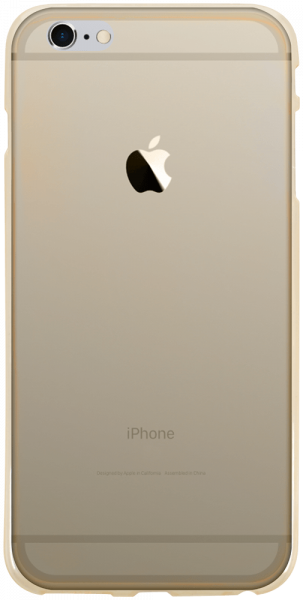 Apple iPhone 6S Plus szilikon tok ultravékony átlátszó sárga