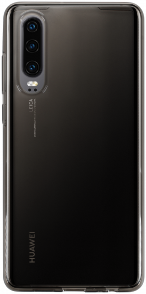 Huawei P30 szilikon tok átlátszó füstszínű