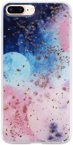 Apple iPhone 8 Plus kemény hátlap Gold Glam Galactic
