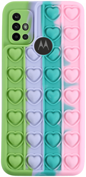 Motorola Moto G10 szilikon tok Heart Pop It