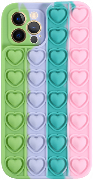 Apple iPhone 12 Pro szilikon tok Heart Pop It