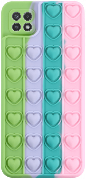 Samsung Galaxy A22 5G (SM-A226B) szilikon tok Heart Pop It