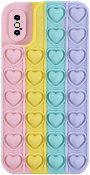 Apple iPhone XS szilikon tok Heart Pop It