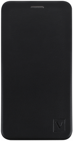 Huawei P8 Lite 2017 lenyíló mágneses flipes bőrtok prémium minőség fekete