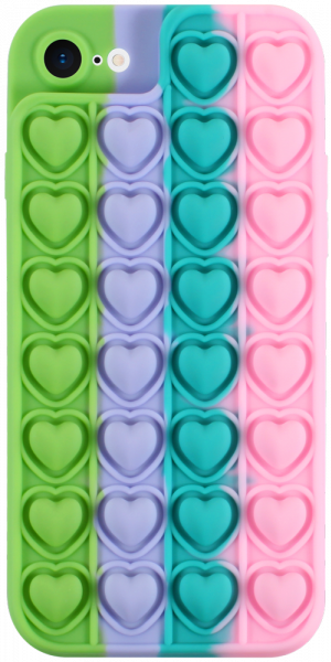 Apple iPhone SE (2020) szilikon tok Heart Pop It