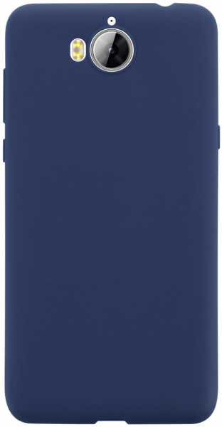 Huawei Y5 2017 szilikon tok matt sötétkék