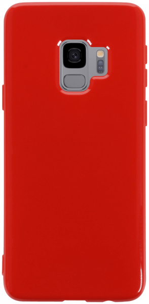 Samsung Galaxy S9 (G960) szilikon tok fényes piros
