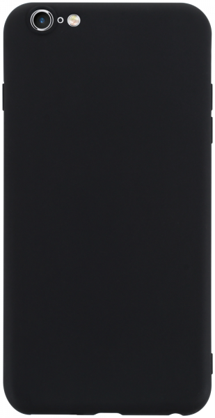 Apple iPhone 6 Plus szilikon tok kameravédővel matt fekete