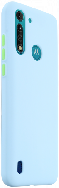 Motorola Moto G8 Power Lite szilikon tok babakék