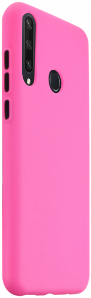 Huawei Y6P szilikon tok rózsaszín